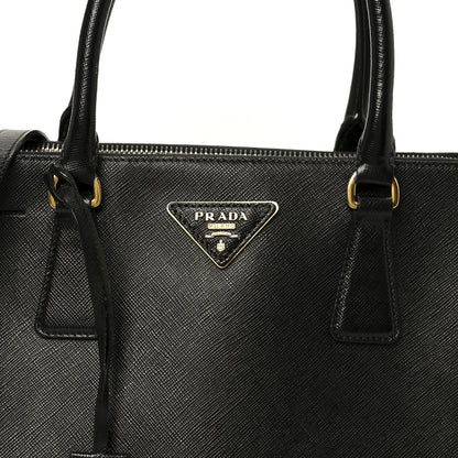 Prada Saffiano Lux Small Galleria Double Zip Tote Black 8 of 11