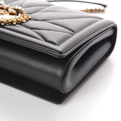 Dolce & Gabbana Calfskin Large Devotion Bag Black 8 of 8