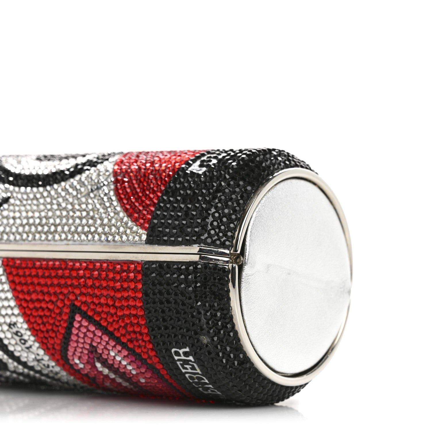 Judith Leiber Crystal Cola Can Minaudiere Clutch Red Multicolor 9 of 13