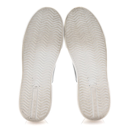 Prada Vitello Soft Logo 45mm Platform Sneakers 39 White Black 6 of 13