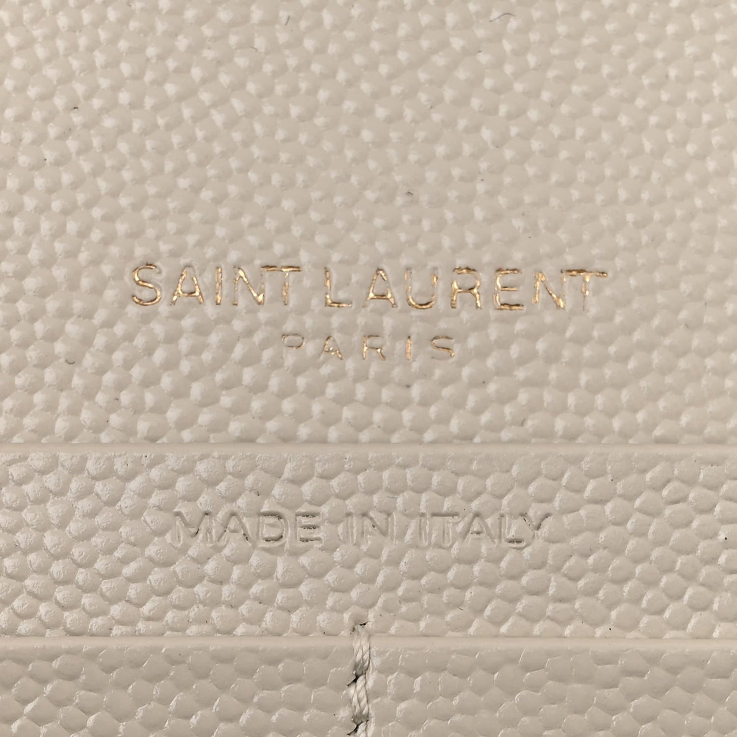 Grain De Poudre Mixed Matelasse Triquilt Monogram Chain Wallet Crema Soft