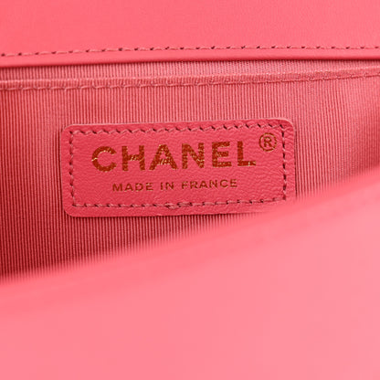 Chanel Lambskin Quilted Medium Boy Flap Pink 6 of 10