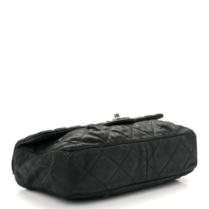Chanel Iridescent Calfskin Large Chic Quilt Flap Black 4 of 11