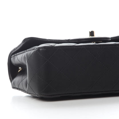 Chanel Lambskin Quilted Mini Rectangular Flap Black 8 of 9