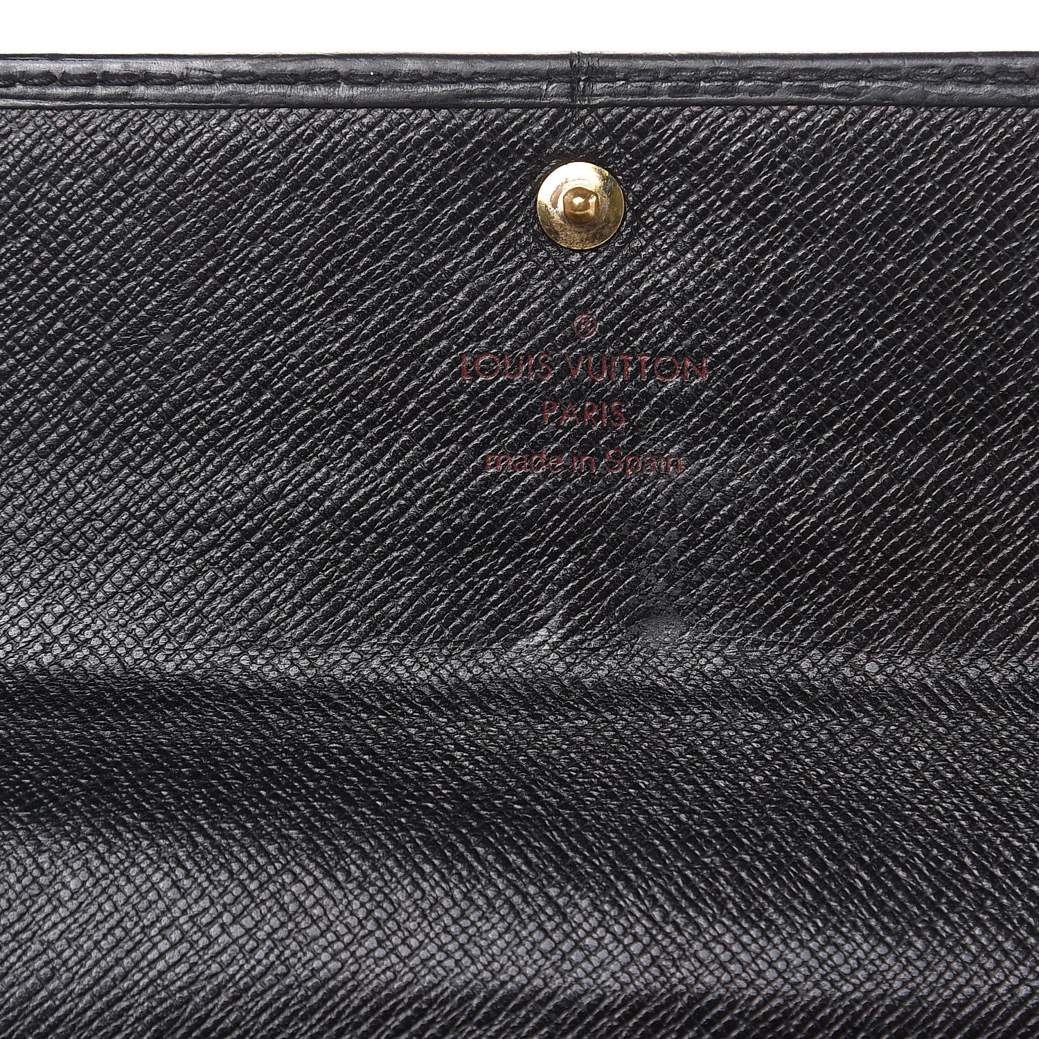 Louis Vuitton Epi Sarah Wallet Black 6 of 15