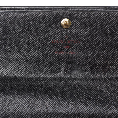 Louis Vuitton Epi Sarah Wallet Black 6 of 15