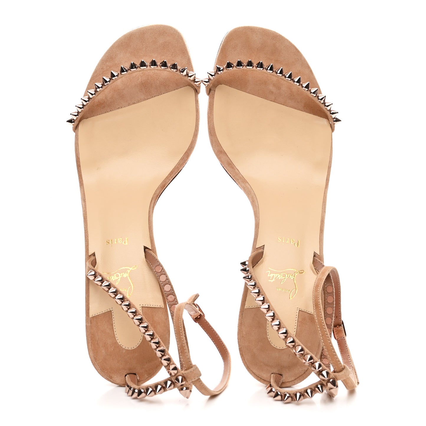 Veau Velour So Me Spike 70 Sandals 39 Courtisane Bronze