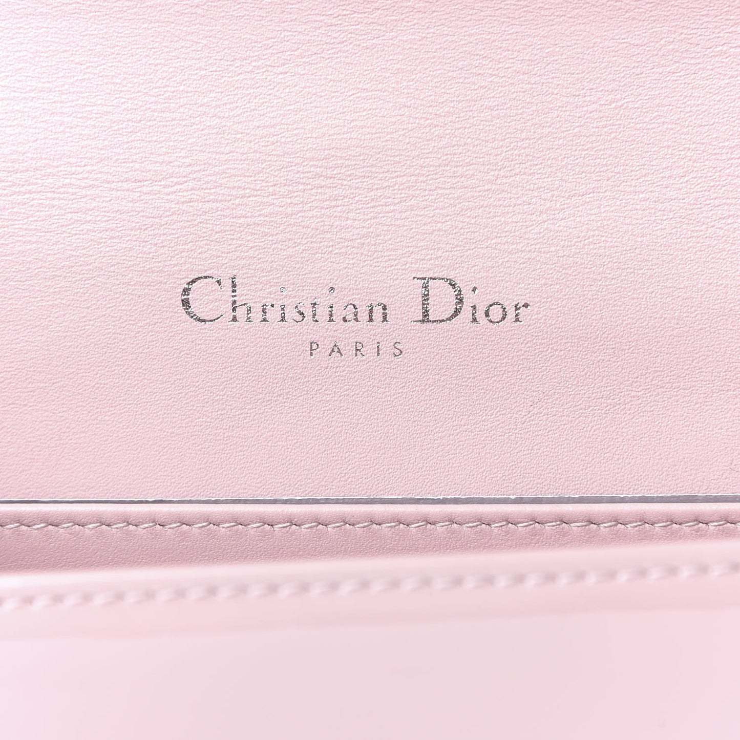 Patent Cannage Lady Dior Convertible Clutch Rose Clair