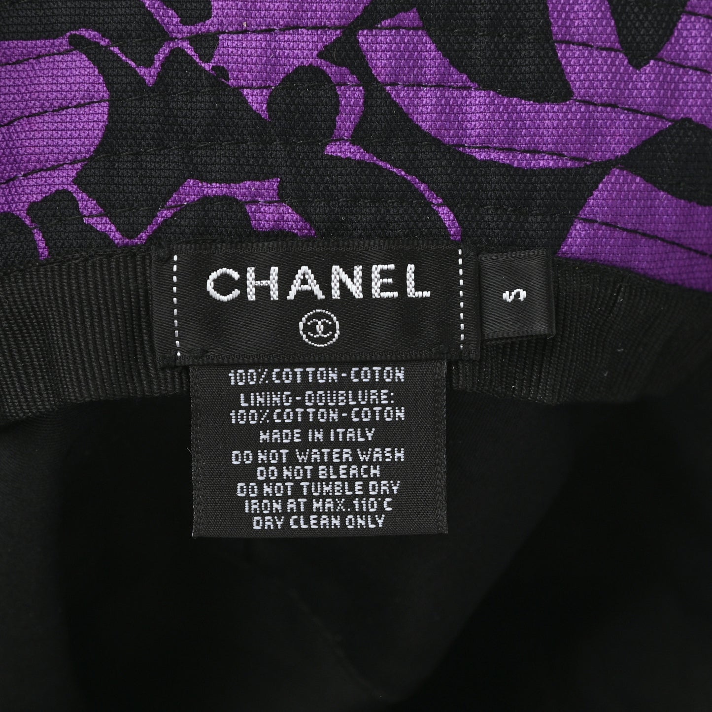 Canvas CC Cloche Hat S Purple Black