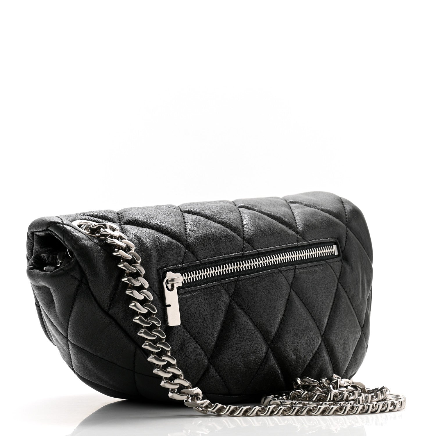 Burberry Calfskin Quilted Small Shield Shoulder Bag Slate 3 of 12