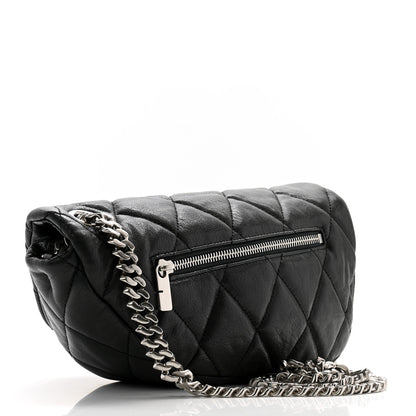 Burberry Calfskin Quilted Small Shield Shoulder Bag Slate 3 of 12