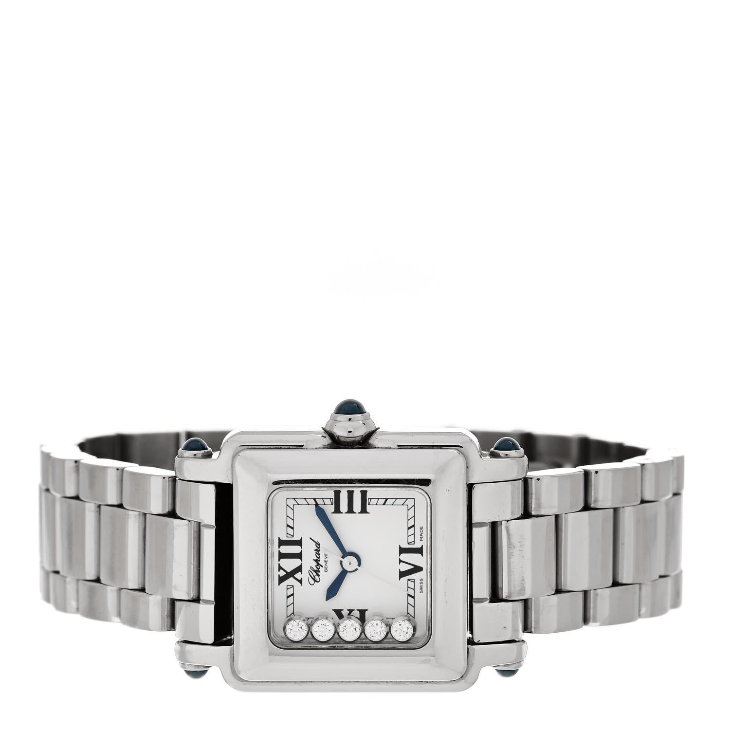 Chopard Stainless Steel 5 Diamond 23mm Happy Sport Quartz Watch 2 of 5