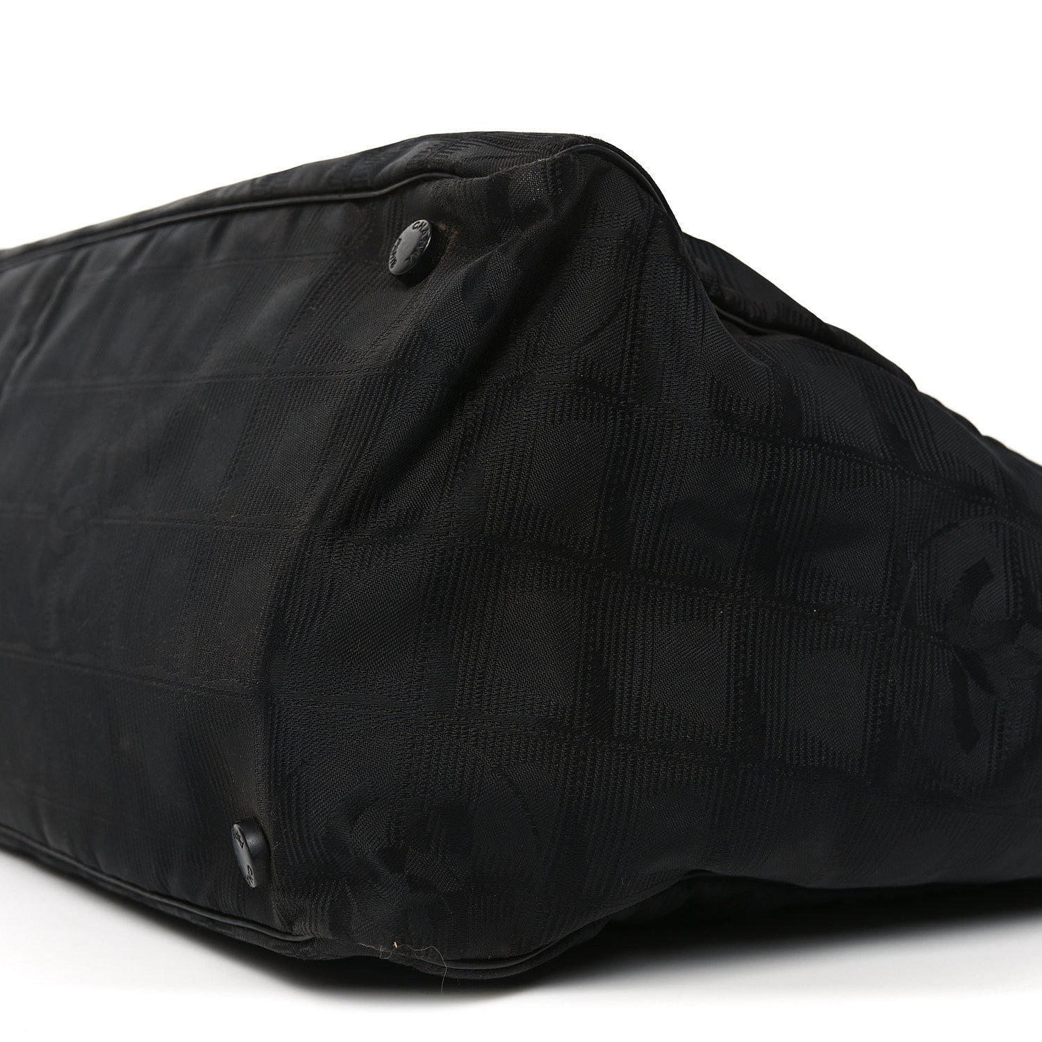 Chanel Nylon Large Travel Tote Black 9 of 9