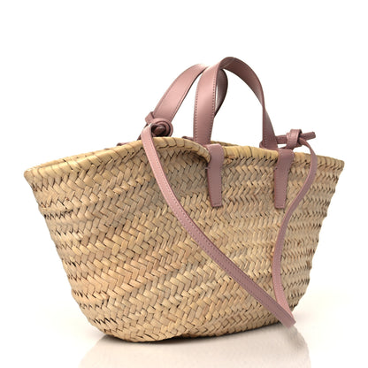 Celine Raffia Calfskin Triomphe Teen Panier Vintage Pink 3 of 9