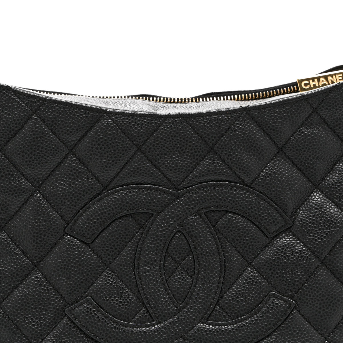 Chanel Caviar Quilted Timeless CC Shoulder Bag Black 8 of 10