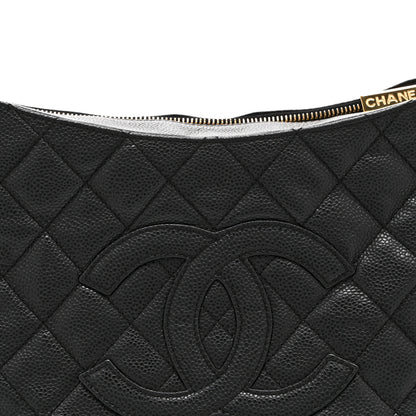 Chanel Caviar Quilted Timeless CC Shoulder Bag Black 8 of 10