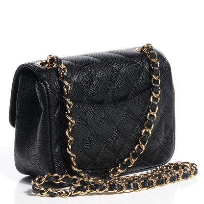 Chanel Caviar Quilted Mini Square Flap Bag Black 3 of 8