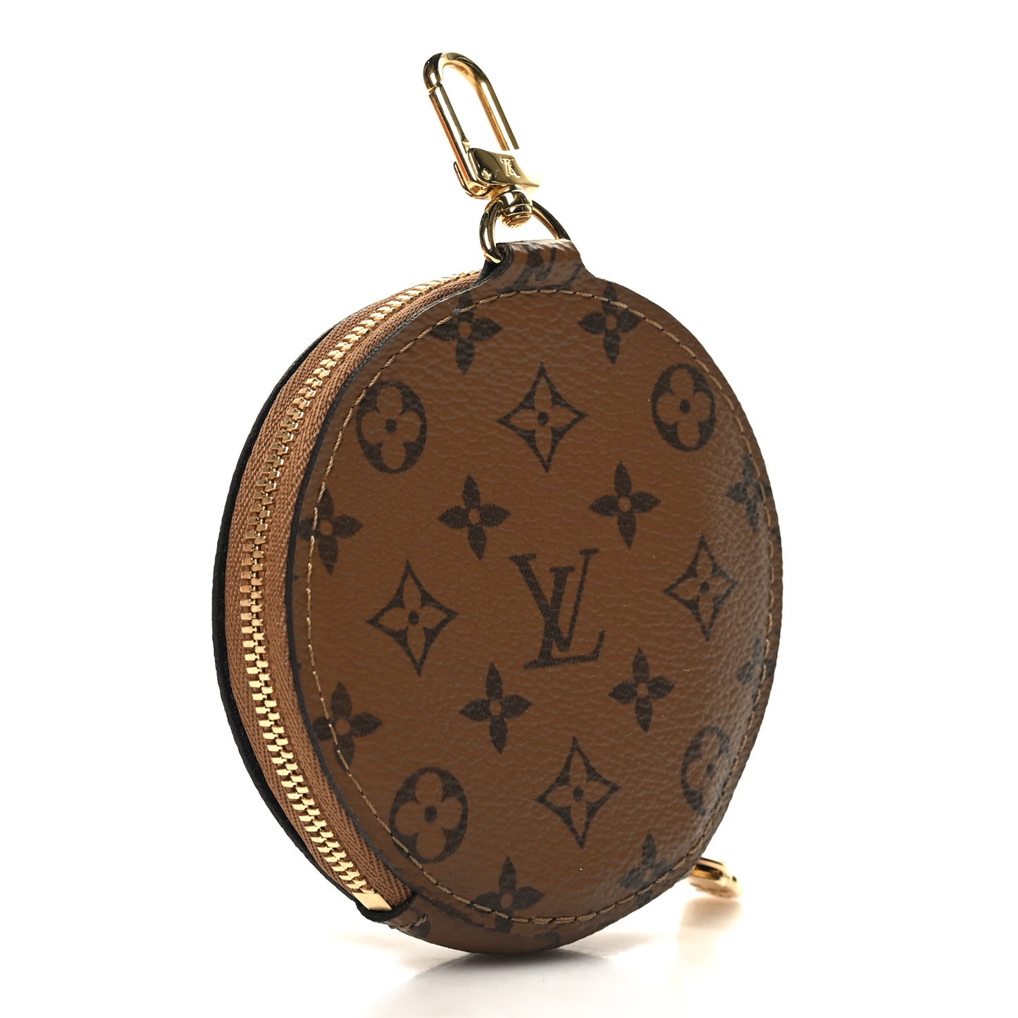 Reverse Monogram Bandouliere Round Coin Purse