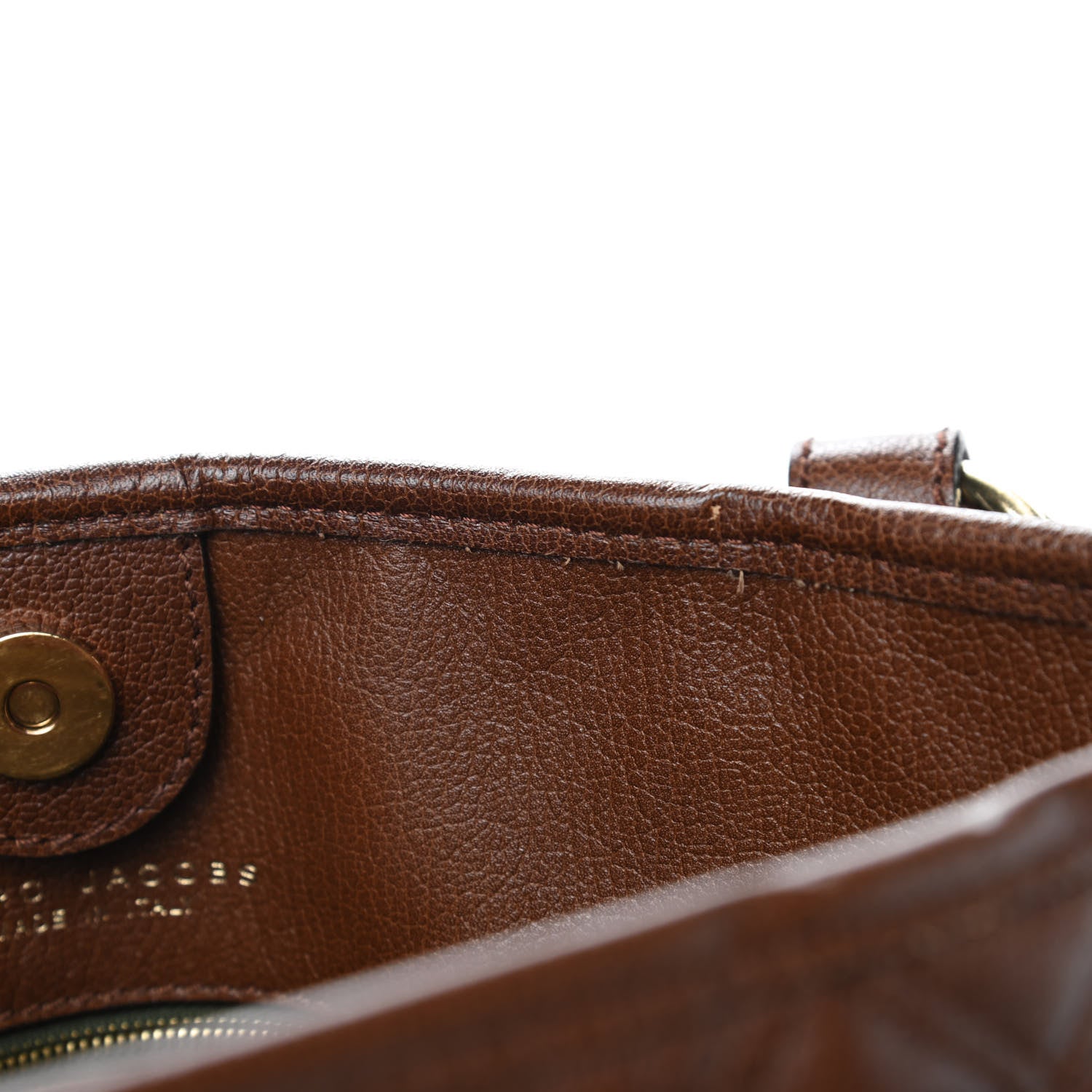 Marc Jacobs Calfskin Quilted Tote Brown 6 of 6