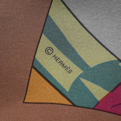 Hermes Silk Dip Dyed Brazil Shawl GM 140 6 of 6