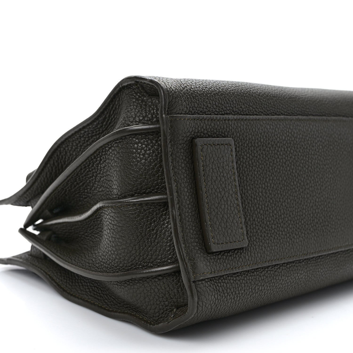 Saint Laurent Grained Calfskin Baby Sac De Jour Souple Earth 9 of 13