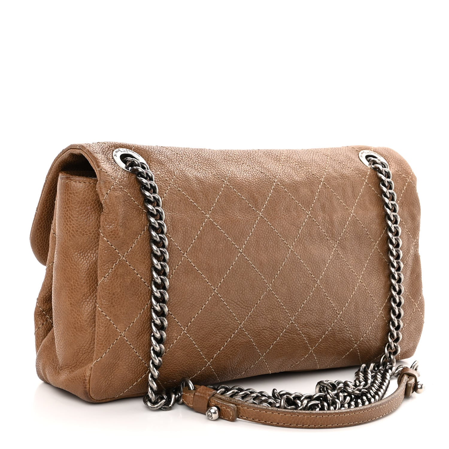 Chanel Caviar Quilted Medium Simply CC Flap Brown 3 of 10