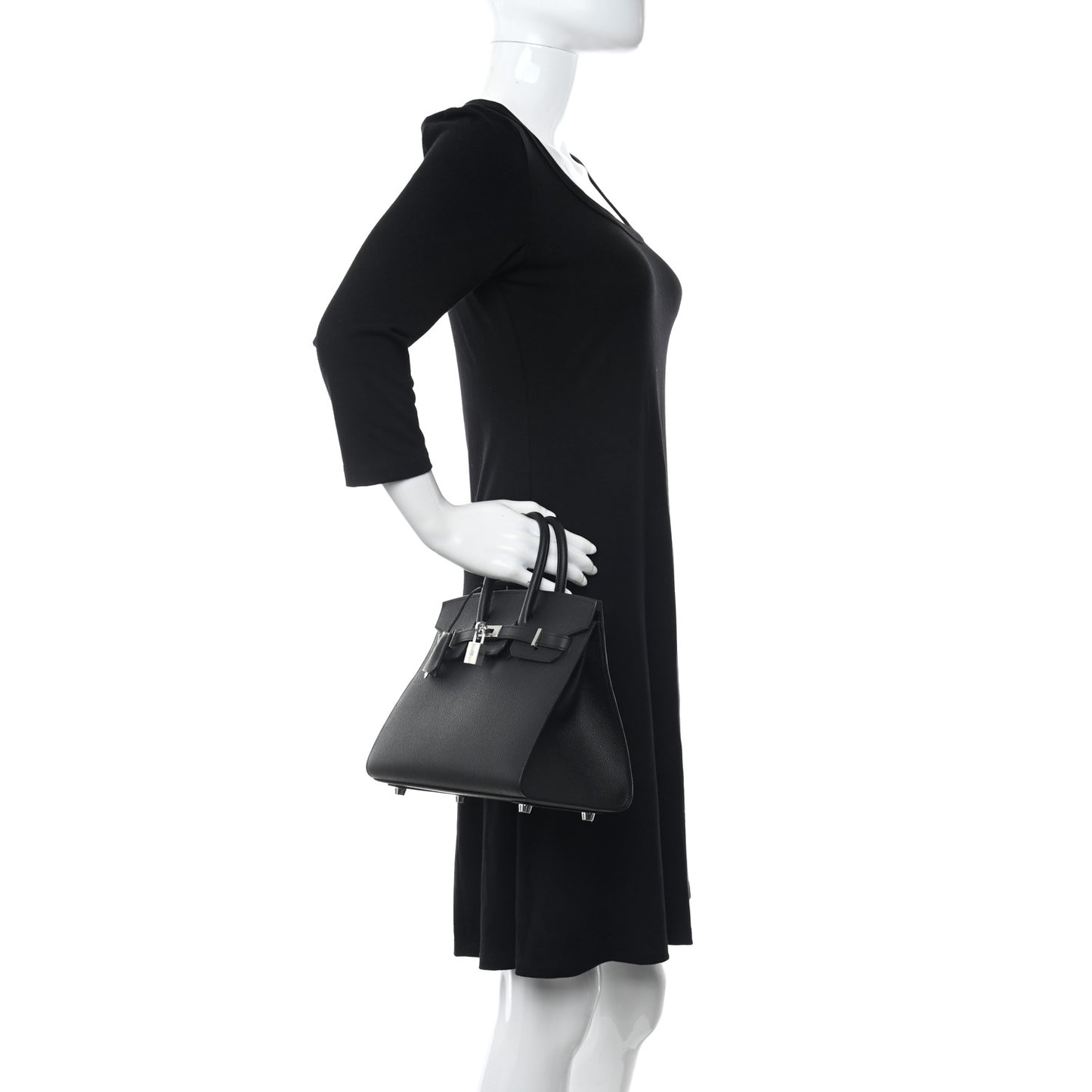 Epsom Birkin Sellier 25 Black