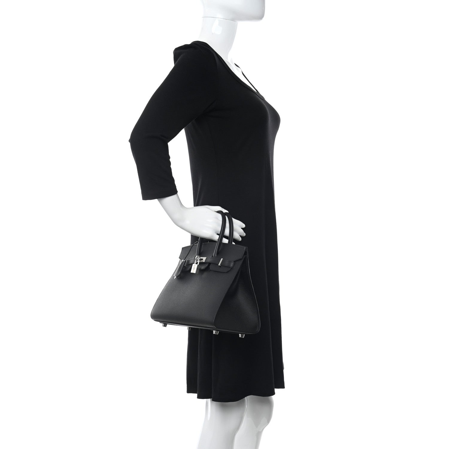 Hermes Epsom Birkin Sellier 25 Black 3 of 11