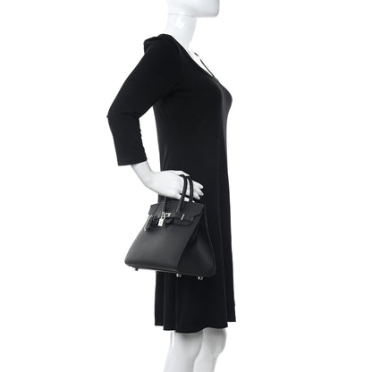 Hermes Epsom Birkin Sellier 25 Black 3 of 11