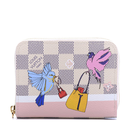 Louis Vuitton Damier Azur 2018 Christmas Animation Zippy Coin Purse 1 of 6