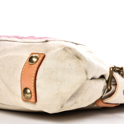 Louis Vuitton Toile Globe Shopper Cabas MM Red 14 of 16