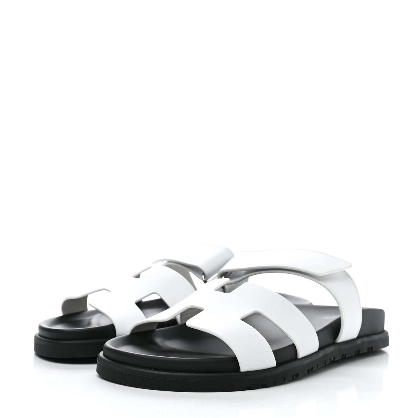 Calfskin Womens Chypre Sandals 39.5 White