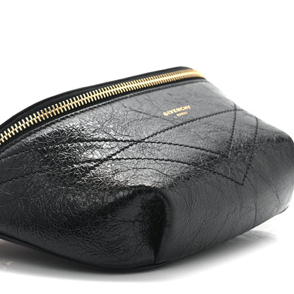 Givenchy Crackle Calfskin ID Belt Bag Black 7 of 8