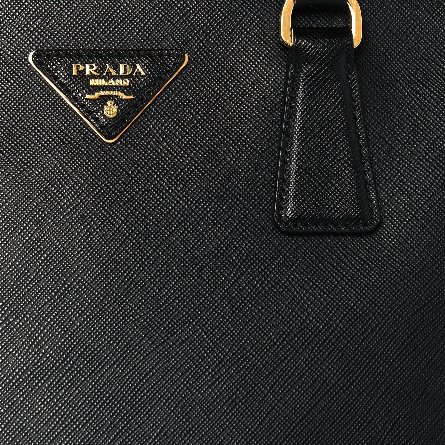 Prada Saffiano Large Galleria Double Zip Tote Black 7 of 11