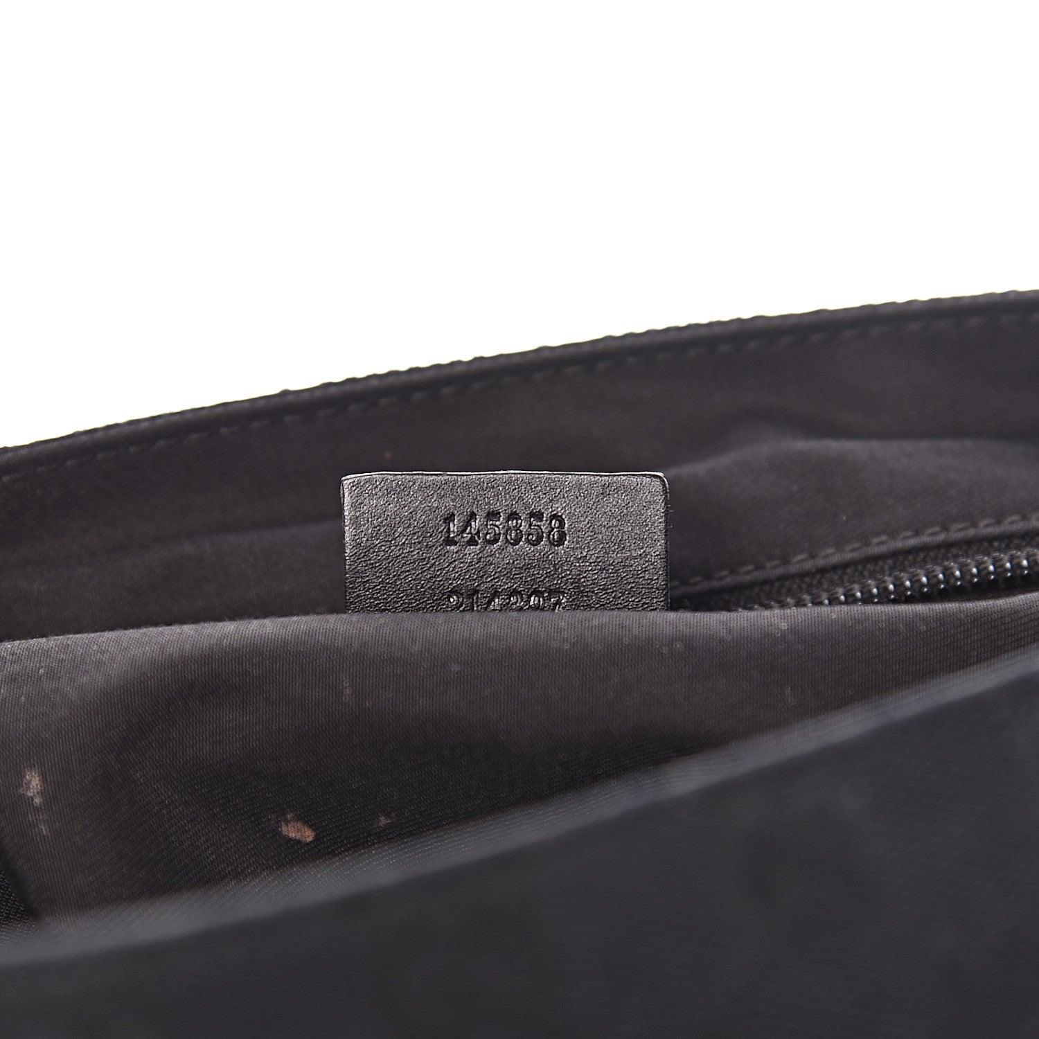 Gucci Monogram Small Double Buckle Flap Messenger Bag Black 8 of 19