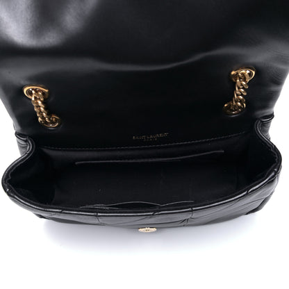Saint Laurent Lambskin Patchwork Monogram Small Jamie Black 4 of 5