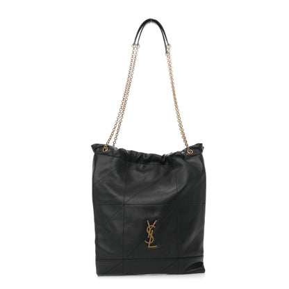 Saint Laurent Lambskin Matelasse Monogram Medium Jamie 4.3 Pochon Black 1 of 10
