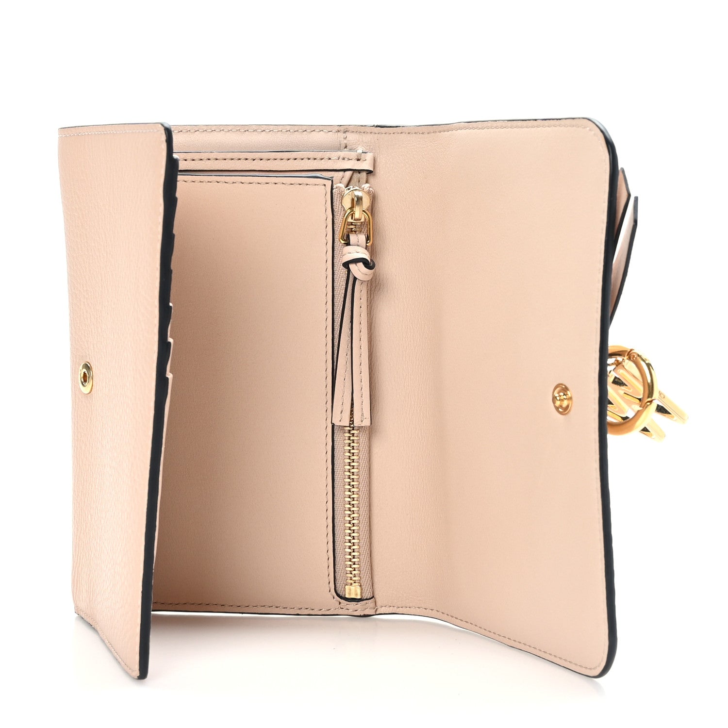 Chloe Calfskin Alphabet Compact Wallet Blush Nude 5 of 7