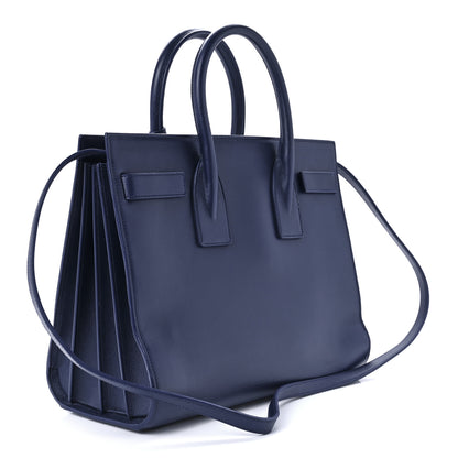 Saint Laurent Calfskin Small Sac De Jour Marine 3 of 11