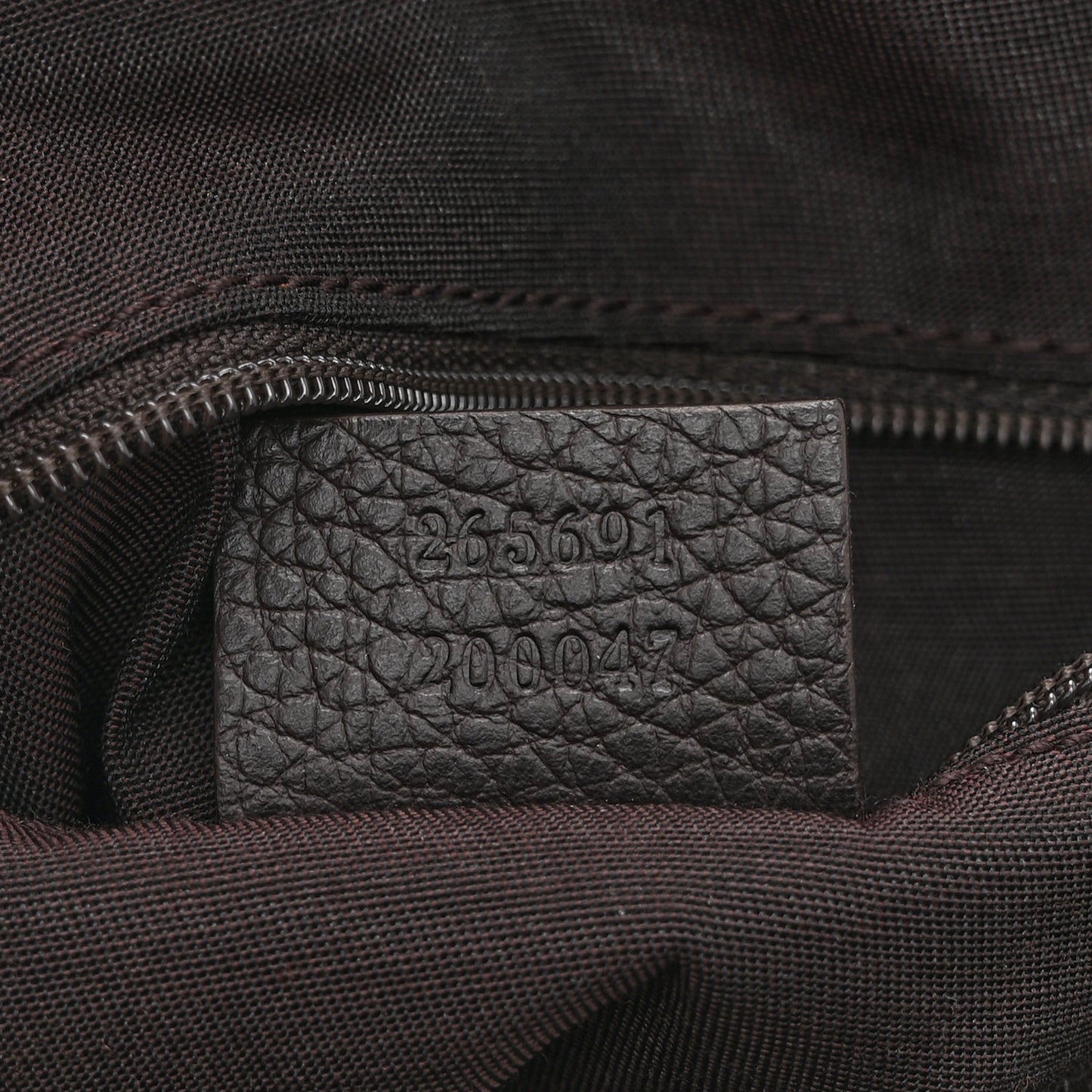 Crystal Monogram Small D Gold Ring Messenger Dark Brown