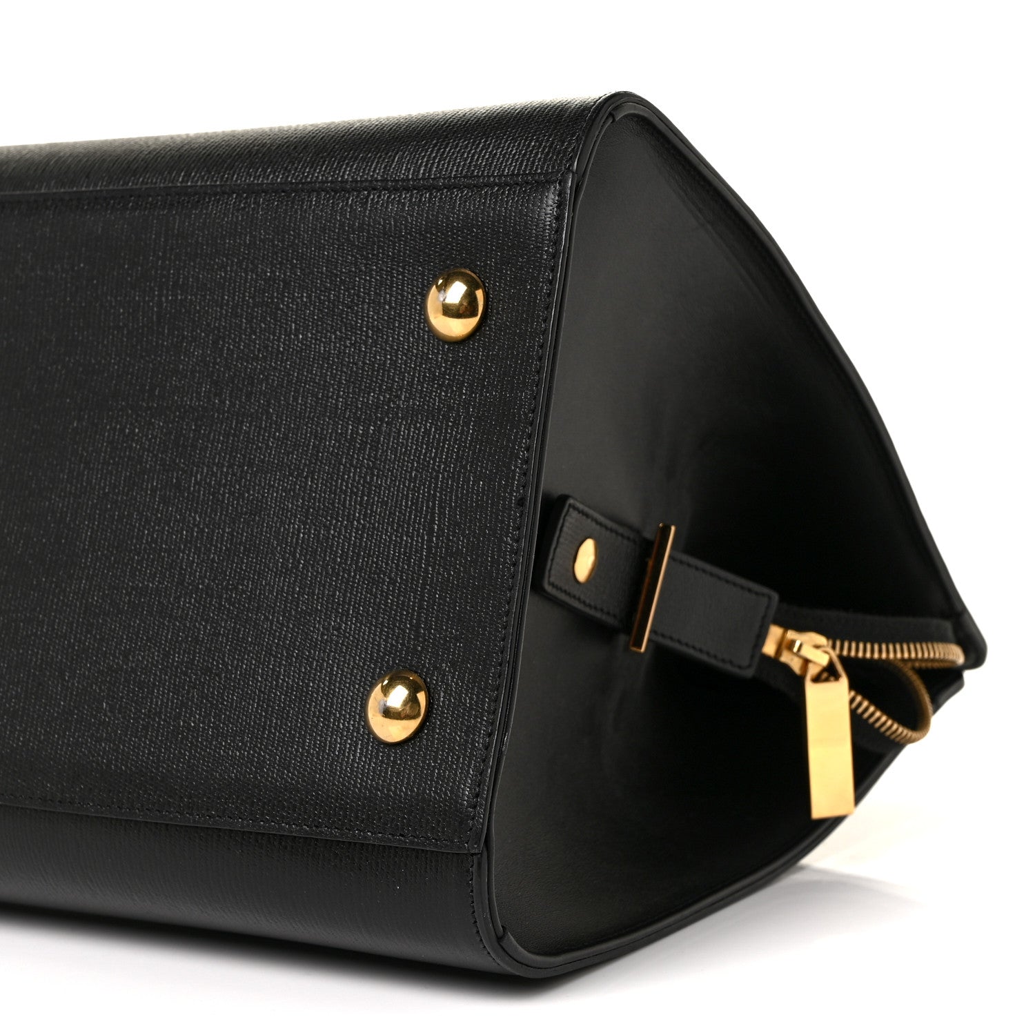 Saint Laurent Textured Calfskin Medium Classic Y Cabas Black 7 of 7