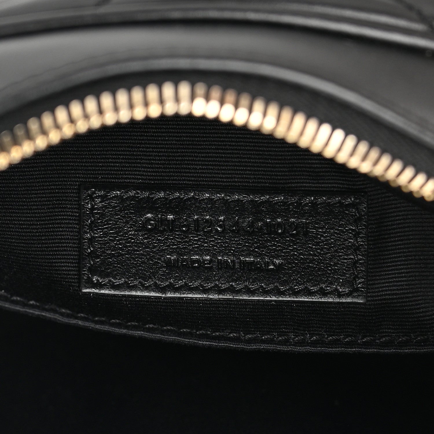 Saint Laurent Calfskin Matelasse Monogram Lou Camera Bag Black 7 of 11