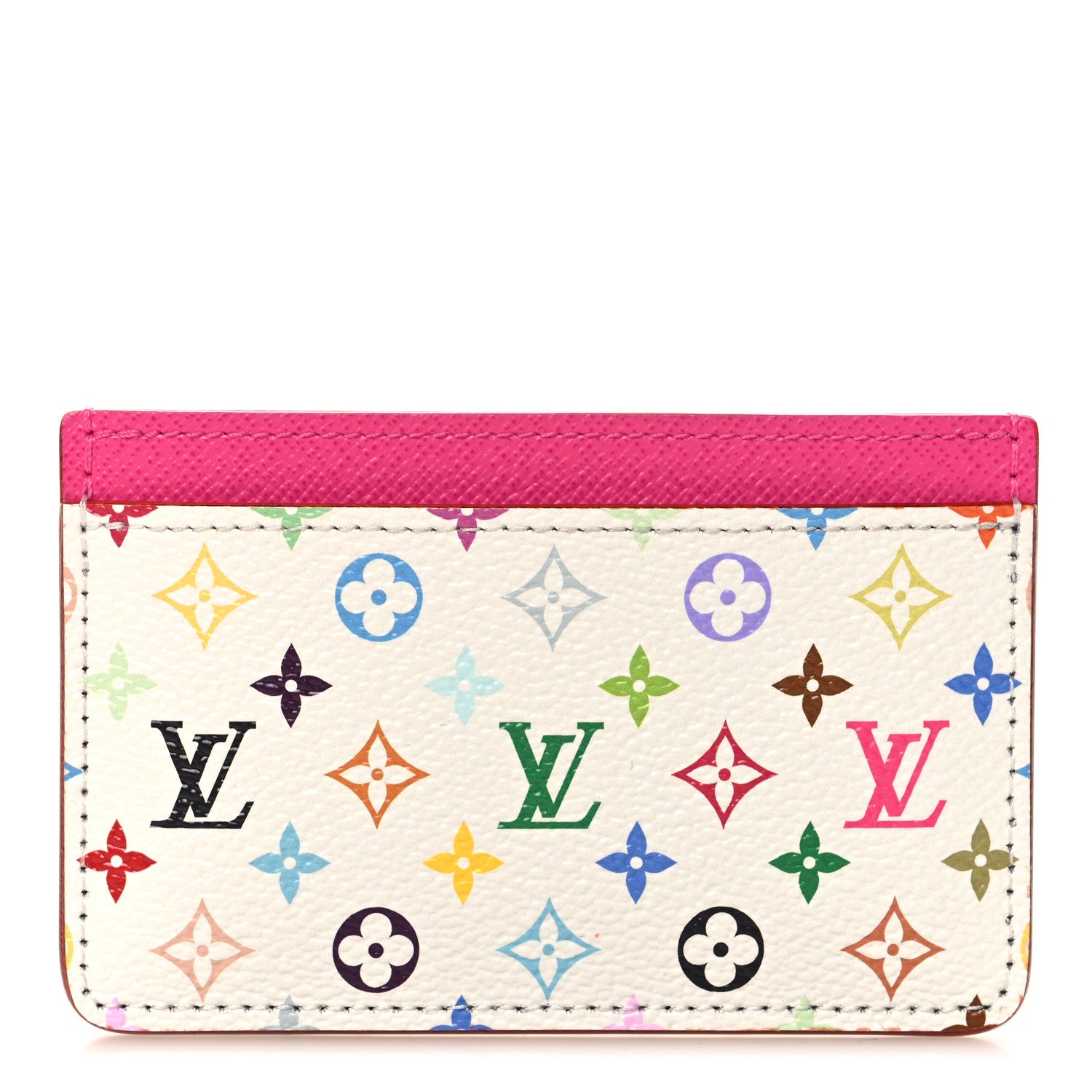Louis Vuitton LV X TM Monogram Multicolor Card Holder Kawaii Pink 1 of 7