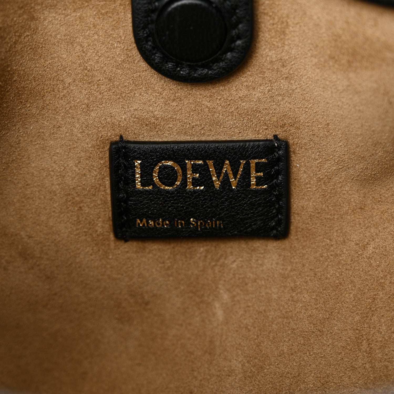 Loewe Nappa Calfskin Mini Flamenco Knot Clutch With Chain Black 6 of 11