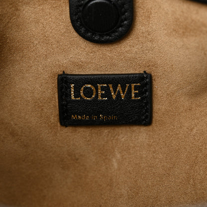 Loewe Nappa Calfskin Mini Flamenco Knot Clutch With Chain Black 6 of 11