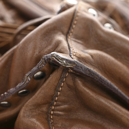 Prada Gaufre Tassel Tote Bag Brown 20 of 34