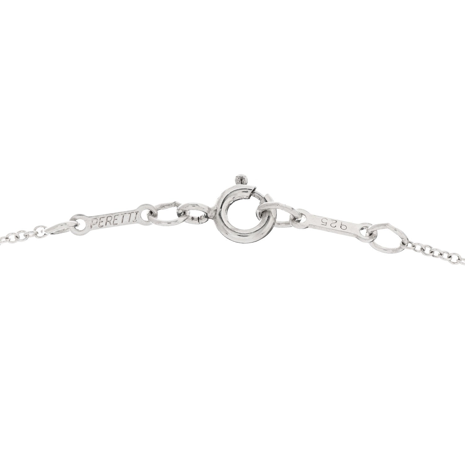 Tiffany Sterling Silver 16mm Elsa Peretti Open Heart Pendant Necklace 6 of 6