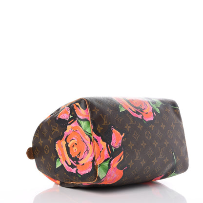Louis Vuitton Monogram Roses Speedy 30 4 of 17