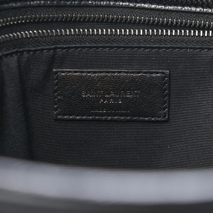 Saint Laurent Crinkled Calfskin Matelasse Monogram Large Niki Shopping Tote Bag Black 6 of 10