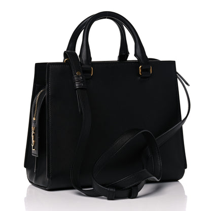 Saint Laurent Smooth Calfskin Small East Side Tote Black 2 of 13